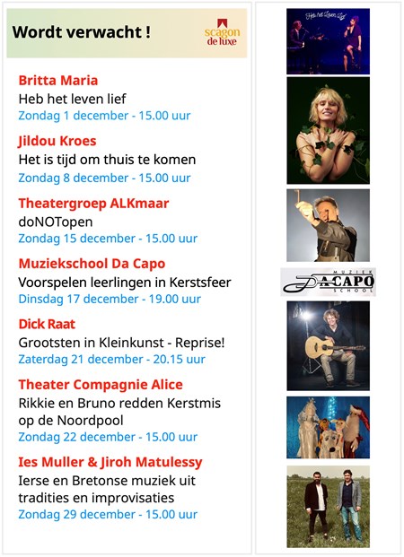 Verwacht in het theater